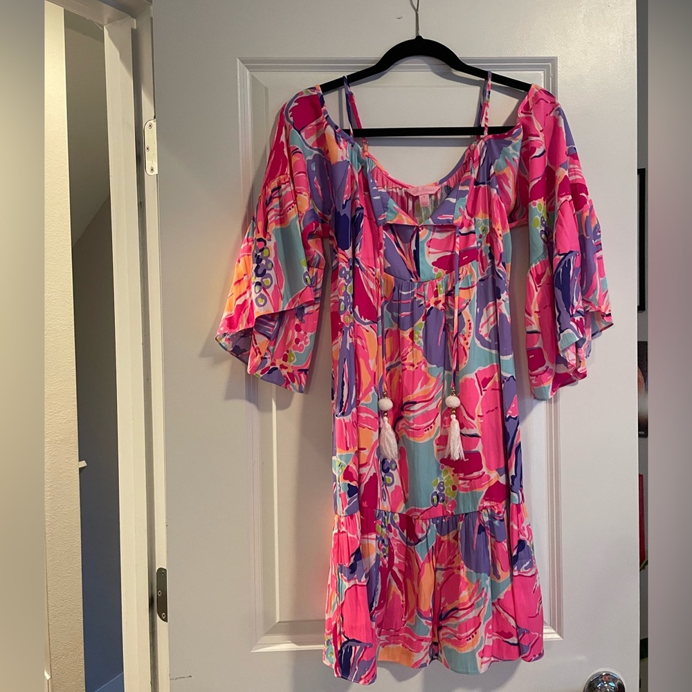 Lilly Pulitzer Floral Sundress size small
